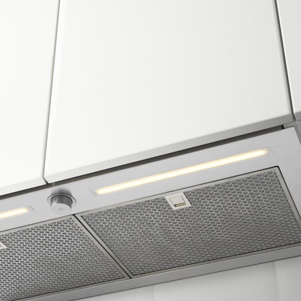 Встраиваемый колпак вытяжного шкафа, нержавеющая сталь 80 см IKEA UNDERVERK УНДЕРВЕРК 803.939.75 - фото 4