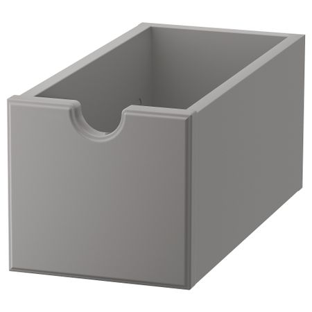 Ящик, серый, 16x34x15 см IKEA TORNVIKEN ТОРНВИКЕН 003.589.66