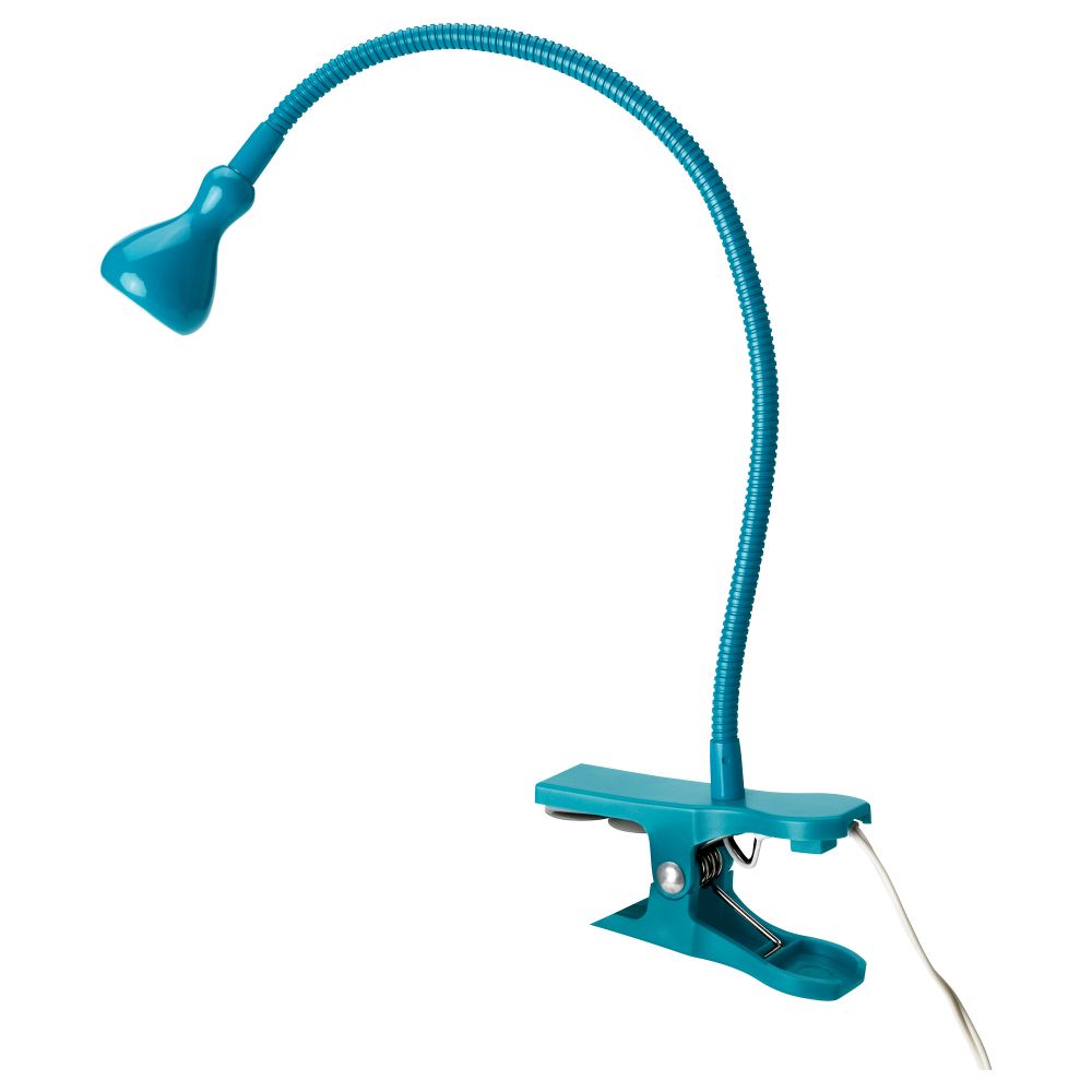 Лампа с зажимом, светодиодная ЯНШО, синий - фото 1