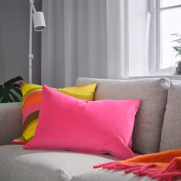 SANELA Чехол на подушку - ярко-розовый 40x58 см - фото 2