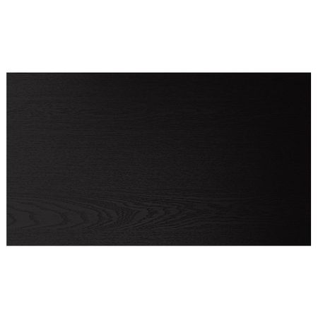 4 панели для рамы раздвижной дверцы ИЛЬСЕНГ, черно-коричневый (100x236 см)