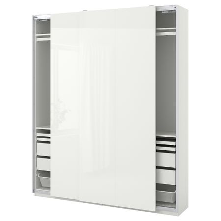 Гардероб, комбинация, 200x44x236 cm IKEA PAX/HASVIK 493.307.49