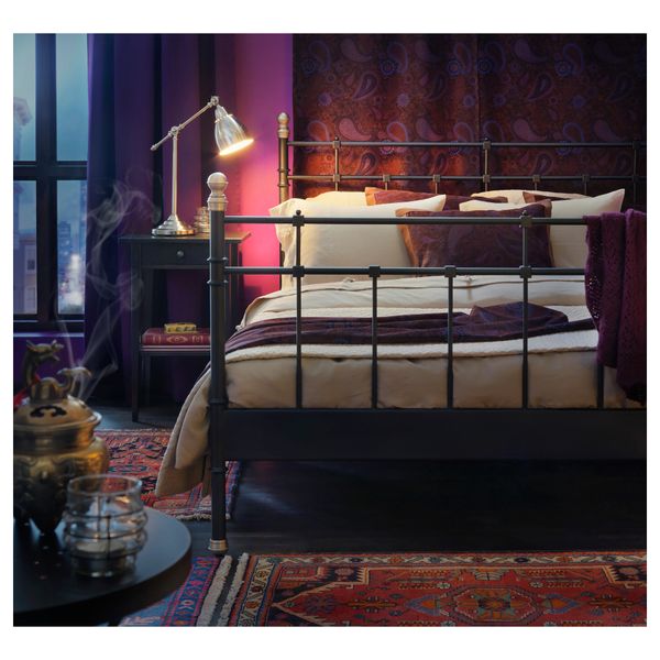 Каркас кровати СВЕЛВИК, черный, Лурой - фото 4