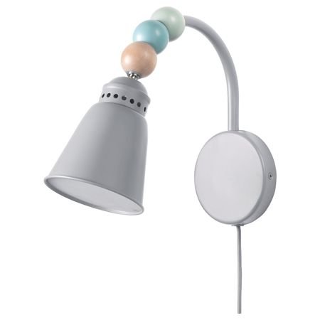 Бра, светодиодный, серый IKEA ЛАНТЛИГ 603.567.33