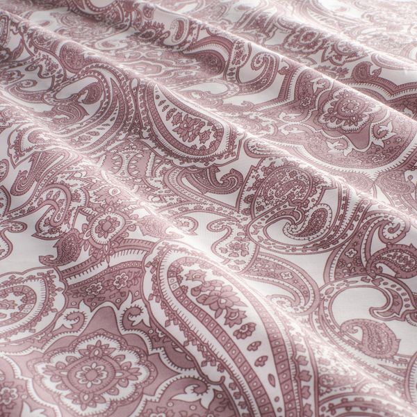 Пододеяльник и наволочка, белый/темно-розовый 150x200/50x70 см IKEA JÄTTEVALLMO ЙЭТТЕВАЛЛМО 304.609.91 - фото 3