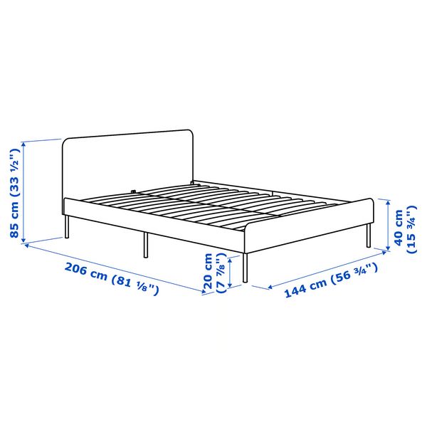 IKEA, дополнительный ракурс - схема-чертеж с размерами