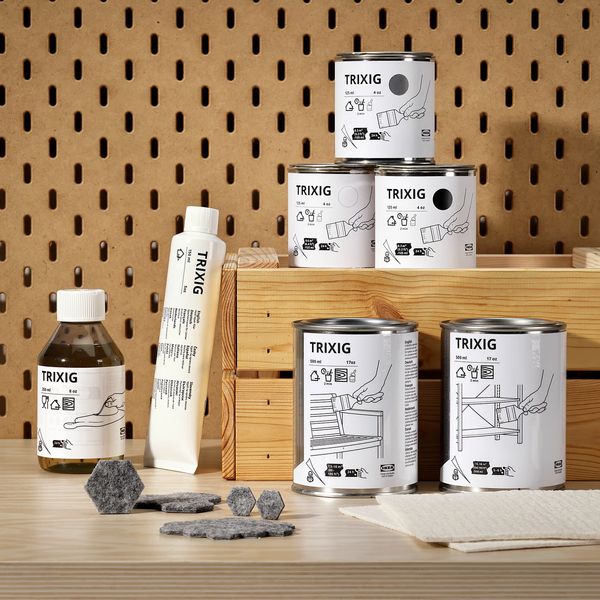 TRIXIG ТРИКСИГ Салфетка для уборки 18x20 см - схема-чертеж с размерами