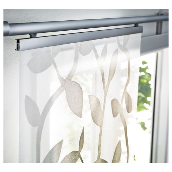 Узкая гардина ОДЕРБЛАД, белый, белый (60x300 см) - схема-чертеж с размерами