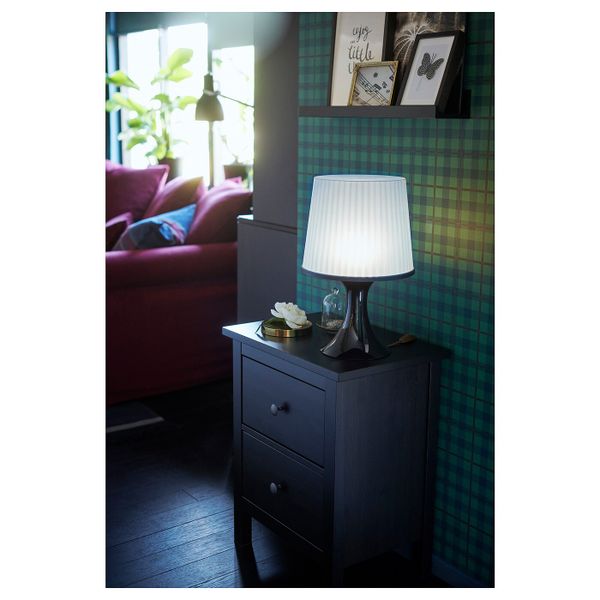 Лампа настольная, темно-синий 45 см IKEA ЛАМПАН 103.561.65 - фото 3