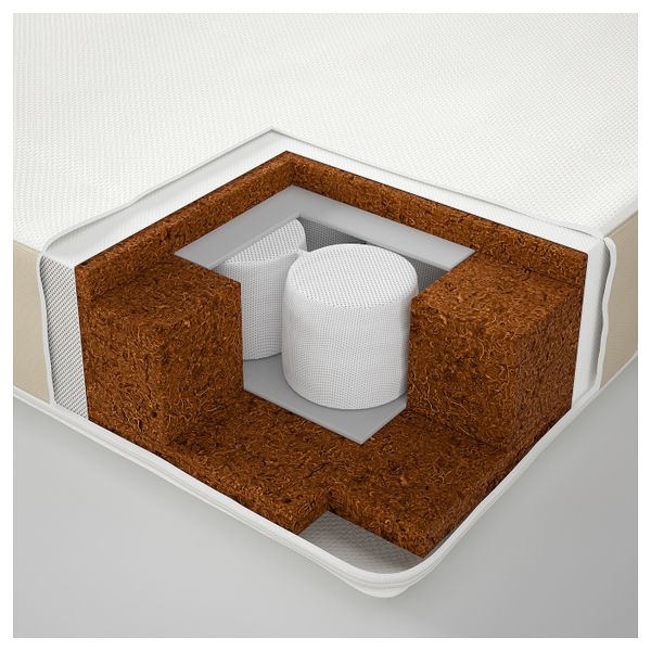 Матрас для детской кроватки 60x120x11 см IKEA ДРЁММАНДЕ 503.637.53 - схема-чертеж с размерами