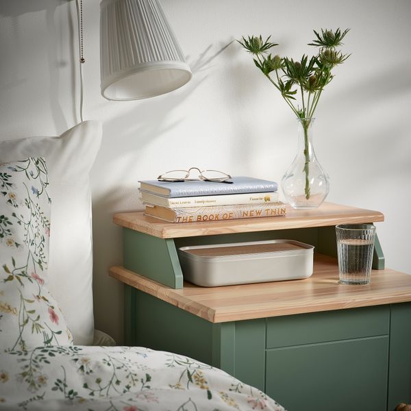 Коробка с крышкой, светло-бежевый, 12x24x6 см IKEA HARVMATTA 705.552.99 - фото 6