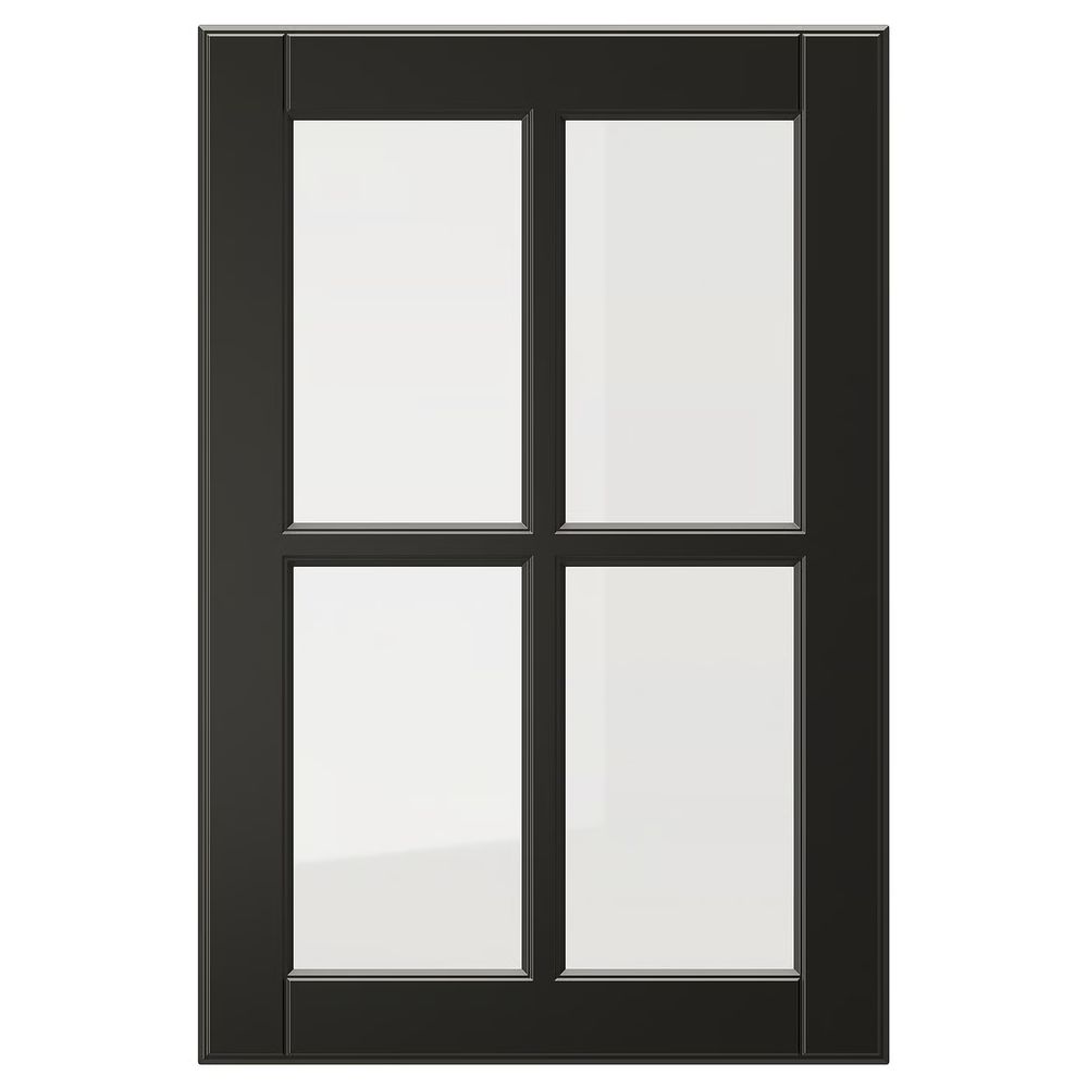 BODBYN Стеклянная дверь - чёрный 40x60 см - фото 1