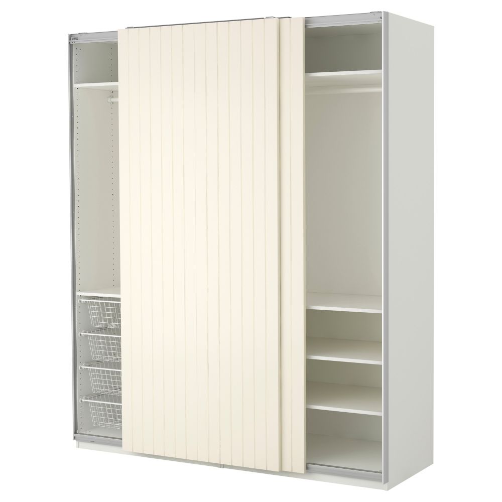 Гардероб ПАКС, белый, Бергсфьёрд белый (200x66x236 см) - фото 1