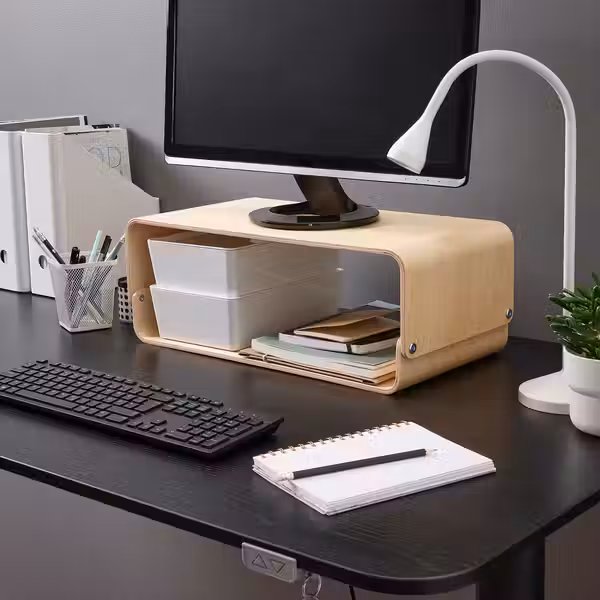 VATTENKAR ВАТТЕНКАР Подставка для ноутбука/монитора - береза 52x26 см - фото 6