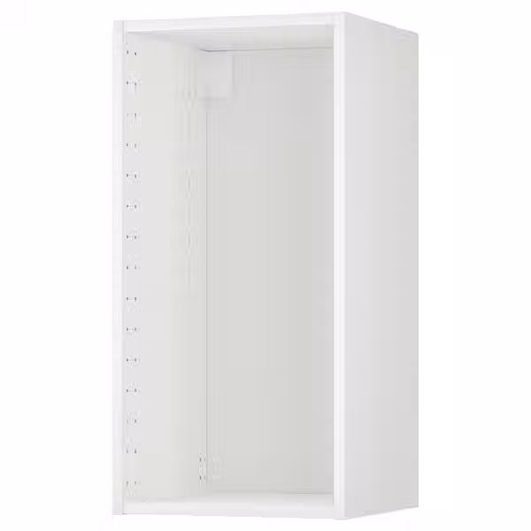 METOD Каркас навесного шкафа - белый 40x37x80 см - схема-чертеж с размерами