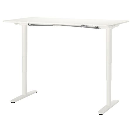 Стол/трансф, белый 160x80 см IKEA BEKANT БЕКАНТ 092.786.87