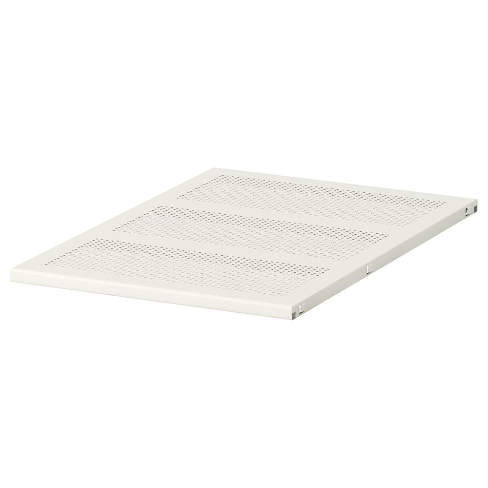 Полка, металлический белый 40x58 см IKEA АЛЬГОТ 503.795.08 - фото 1