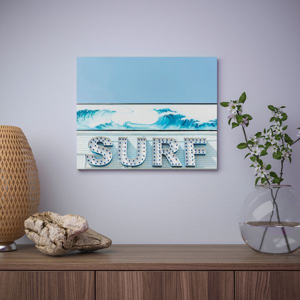 Картина, 50x40 см, Просто серфинг IKEA PJÄTTERYD ПЬЕТТЕРИД 605.451.16 - схема-чертеж с размерами