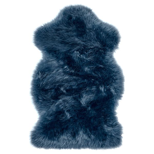 Овечья шкура, окрашенная, темно-синий IKEA СМИДИ 704.663.59 - фото 1