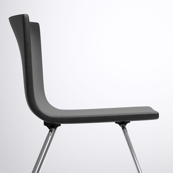 Стул, хромированный/Мьюк темно-коричневый IKEA BERNHARD БЕРНГАРД 903.597.92 - фото 5