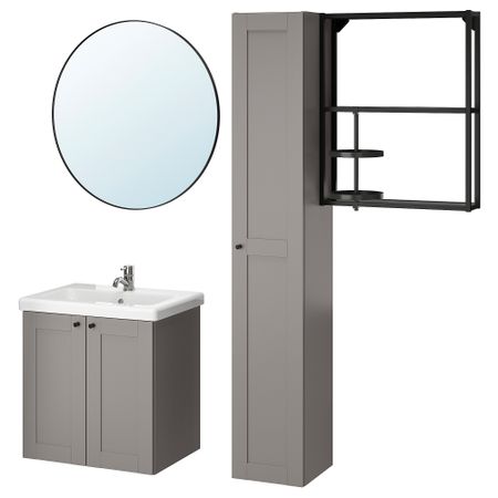 Комплект мебели для ванной,13 предмета, 64x43x65 cm IKEA TVÄLLEN ЛЕН ТВЭЛЛЕН, BEGIVENHET БЕГИВЕНХЕТ 594.798.72
