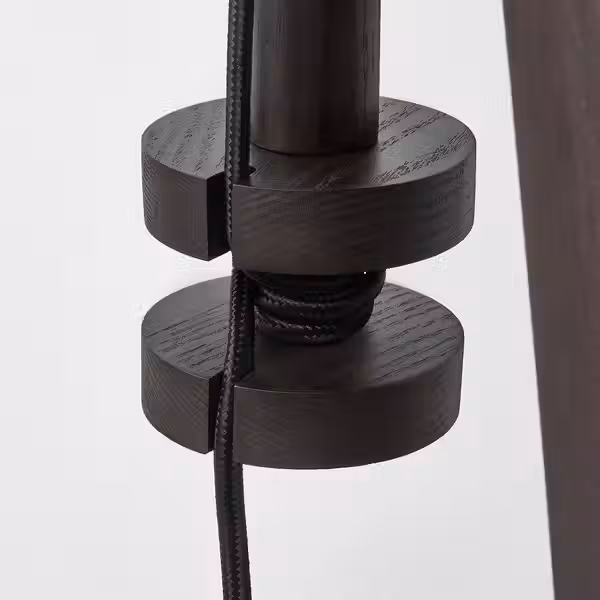 LAUTERS Светильник напольный - коричневый ясень/белый - схема-чертеж с размерами