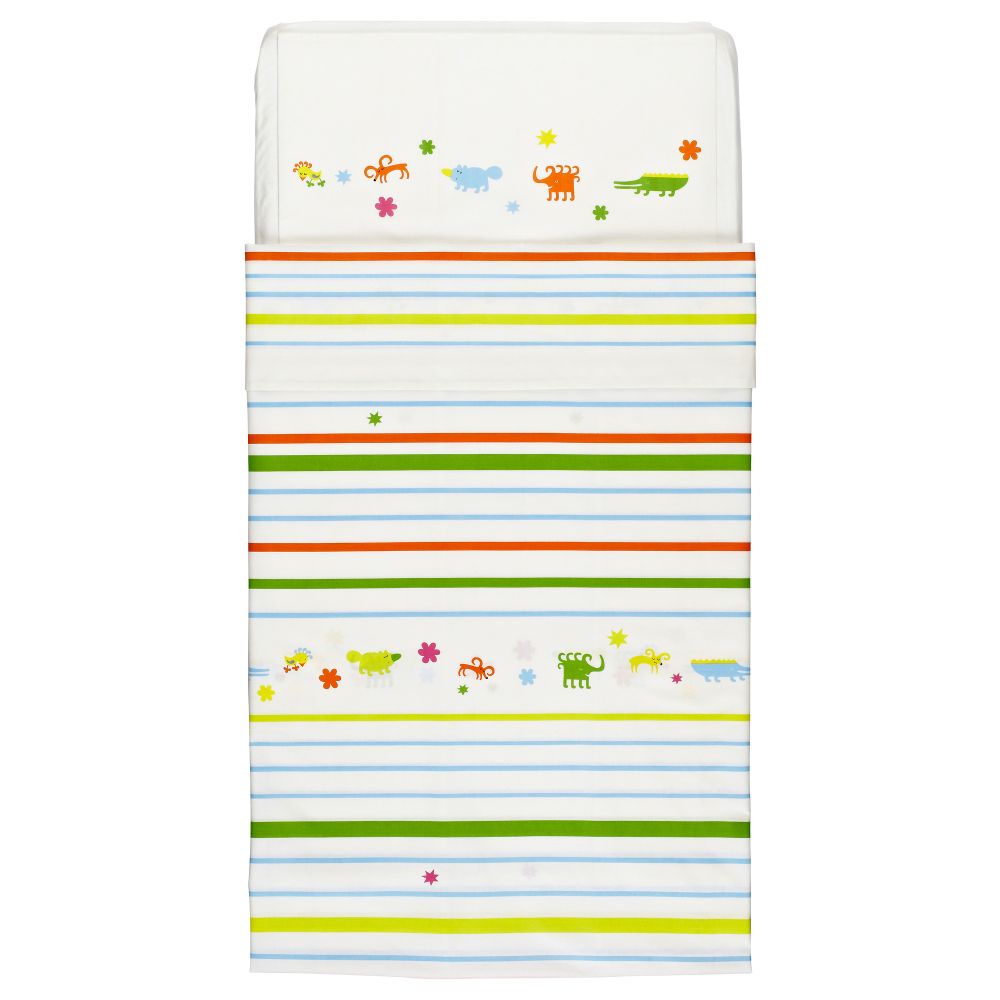 Пододеяльник, наволочка для кроватки ФАНТАСИДЬЮР, разноцветный (110x125/35x55 см) - фото 1