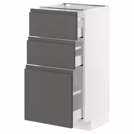 METOD / MAXIMERA Напольный шкаф с 3 ящиками