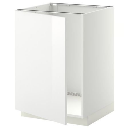 METOD Напольный шкаф для мойки - белый/Ringhult белый 60x60 см