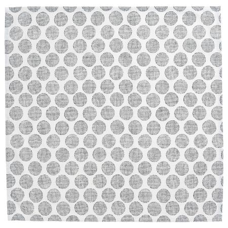Полотенце кухонное, точечный неокрашенный/серый 60x60 см IKEA DEKORERA ДЕКОРЕРА 504.722.81
