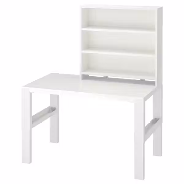 PÅHL Письменн стол с полками - белый 96x58 см - фото 1