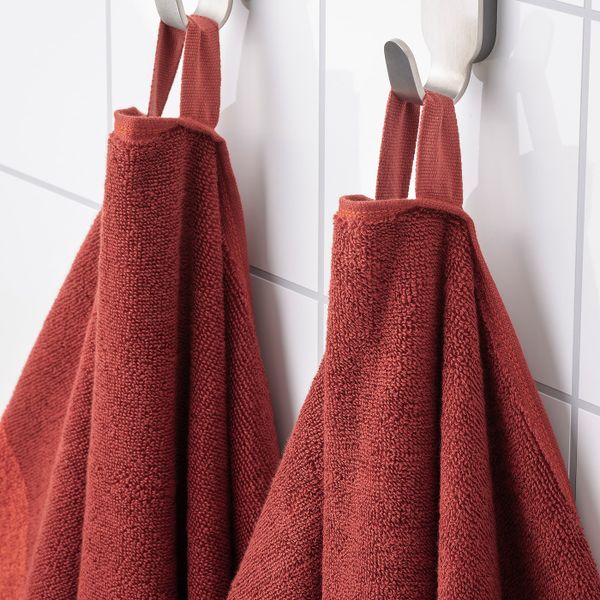 Полотенце, коричнево-красный/меланж 30x50 см IKEA HIMLEÅN ХИМЛЕОН 004.918.28 - схема-чертеж с размерами