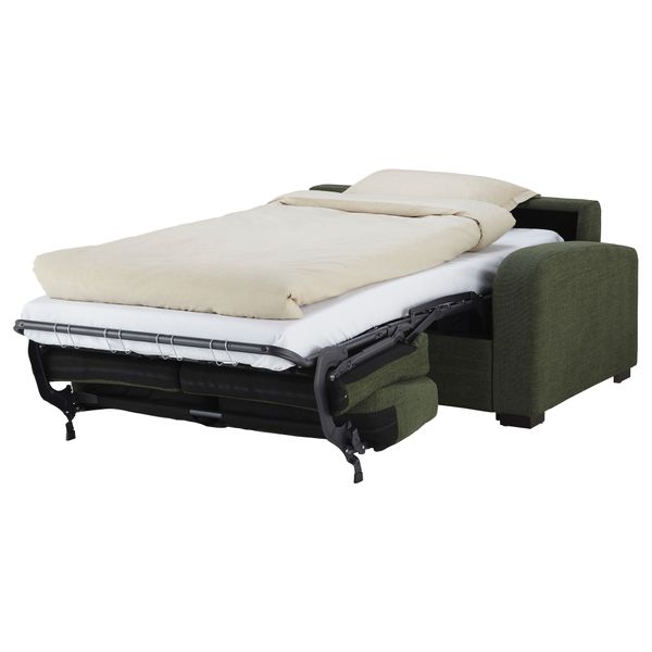 Диван-кровать 2-местный ИНГЕЛЬСТАД / ЛЭННЭС, Хенста зеленый - фото 2