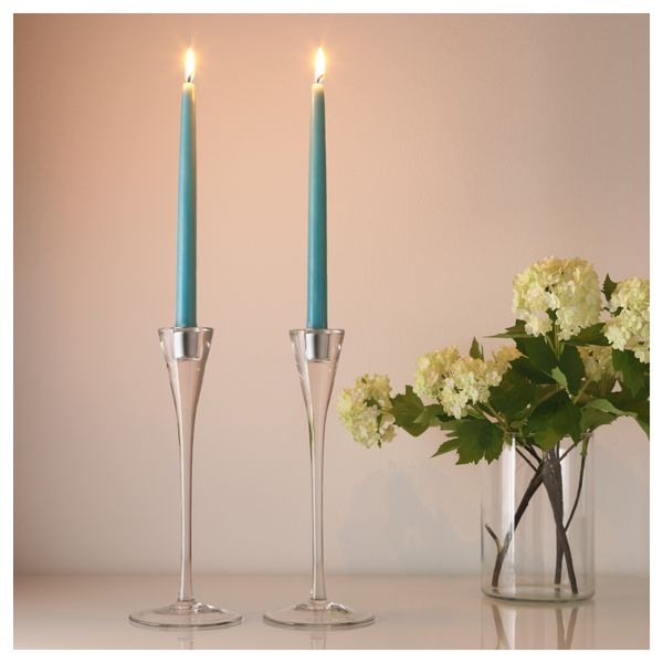 Неароматическая свеча КЛОКХЕТ, голубой (25 см) - схема-чертеж с размерами