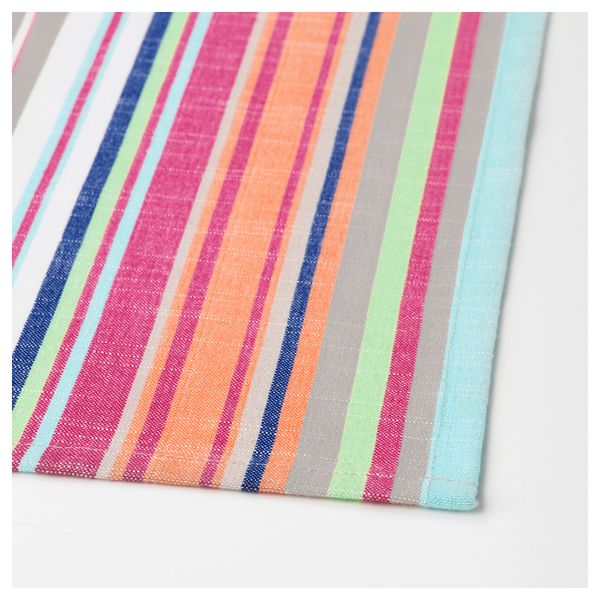 Скатерть СОММАР 2018, бежевый, в полоску (145x240 см) - схема-чертеж с размерами