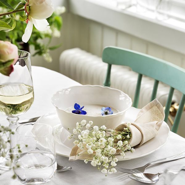 Тарелка, белый 28 см IKEA UPPLAGA УППЛАГА 704.246.99 - фото 2