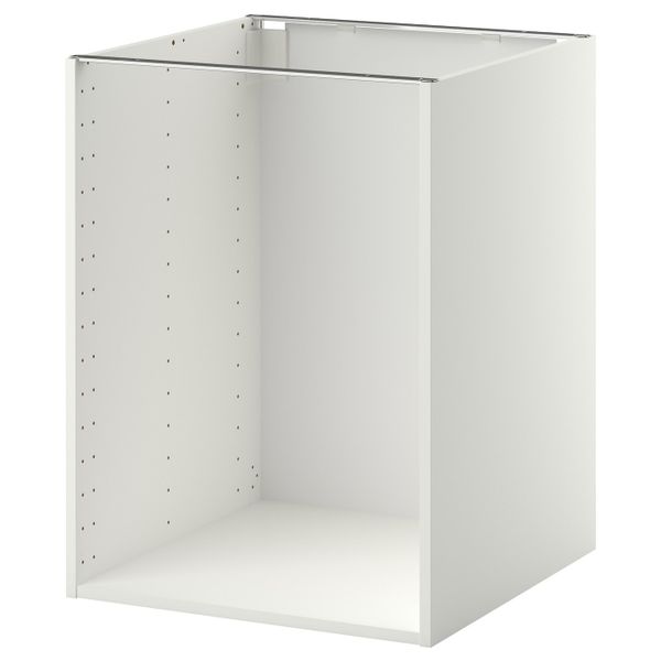Каркас напольного шкафа, белый 60x60x80 см IKEA METOD МЕТОД 403.679.83 - схема-чертеж с размерами