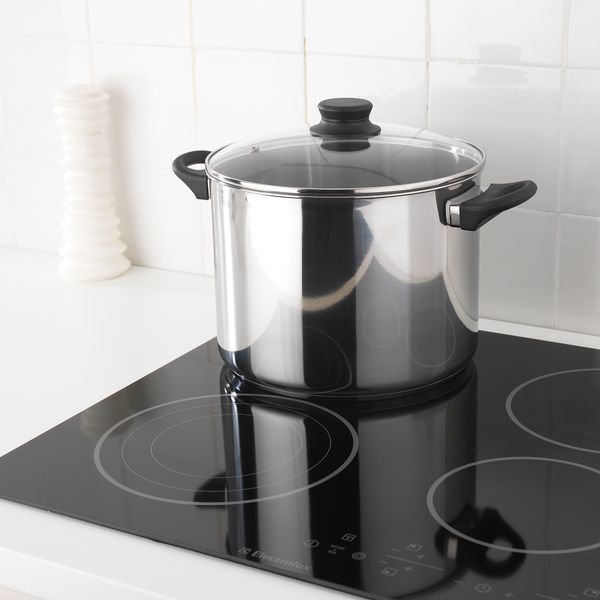 Кастрюля с крышкой, 10 л, стекло, нержавеющая сталь IKEA ANNONS АННОНС 303.264.22 - фото 3