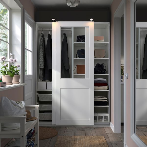 Гардероб, комбинация IKEA PAX ПАКС, GRIMO ГРИМО 595.022.31 - схема-чертеж с размерами