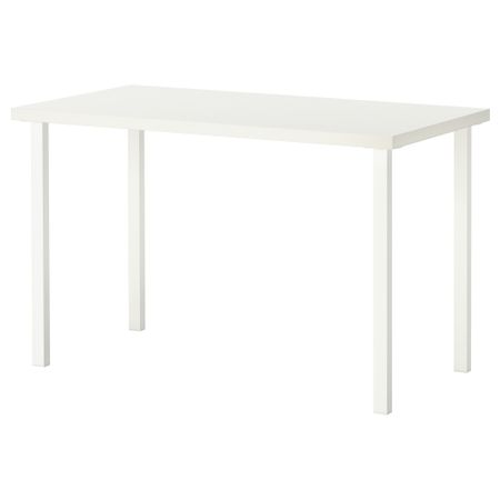 Стол ЛИННМОН / ГОДВИН, белый (120x60 см)
