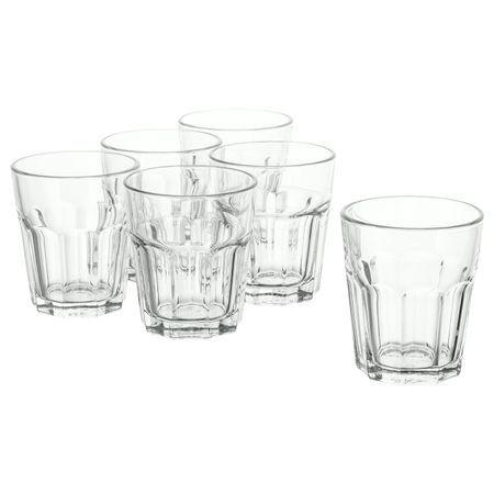 Стакан, прозрачное стекло 27 сл IKEA POKAL ПОКАЛ 303.720.89