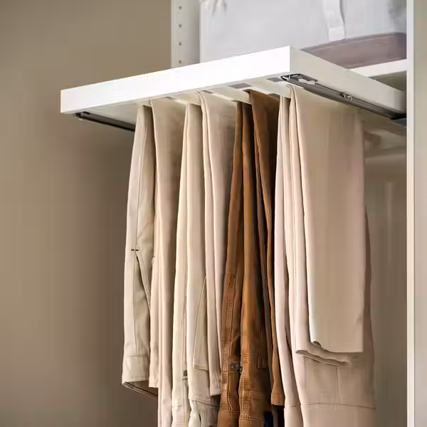 KOMPLEMENT Выдвижная вешалка для брюк - белый 75x58 см - фото 5