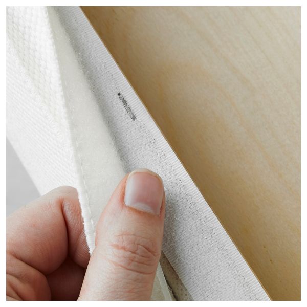 Чехол для барного табурет со спинкой ХЕНРИКСДАЛЬ, Грэсбу белый - фото 2