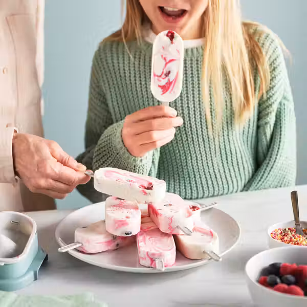 UPPFYLLD Форма для мороженого - светлая бирюза/светло-серый - фото 3