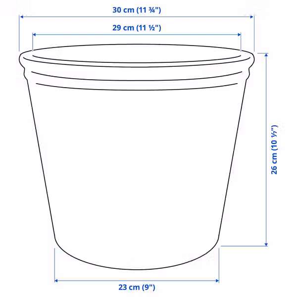 IKEA, дополнительный ракурс - схема-чертеж с размерами