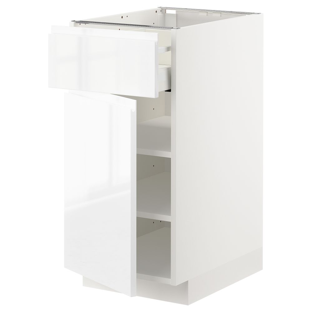 Напольный шкаф с ящиком, дверцей, 40x60 cm IKEA METOD МЕТОД, MAXIMERA МАКСИМЕРА 094.594.66 - фото 1