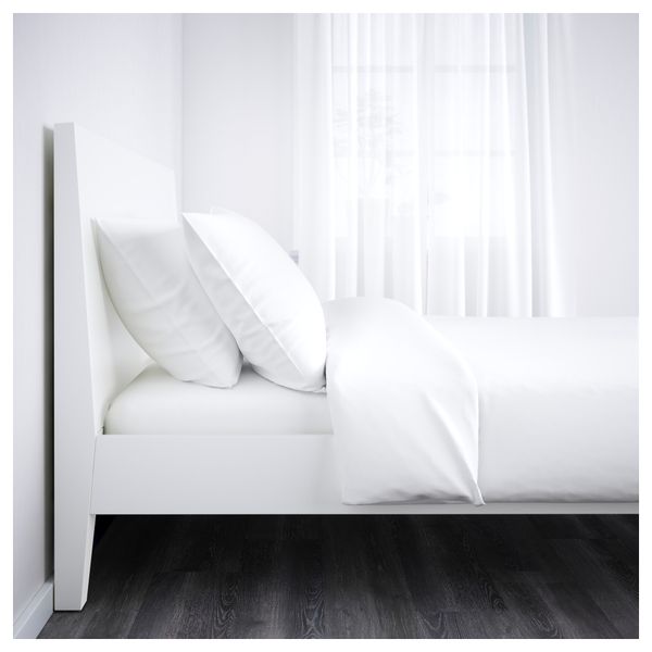 Каркас кровати НОРДЛИ, белый, Леирсунд - фото 3