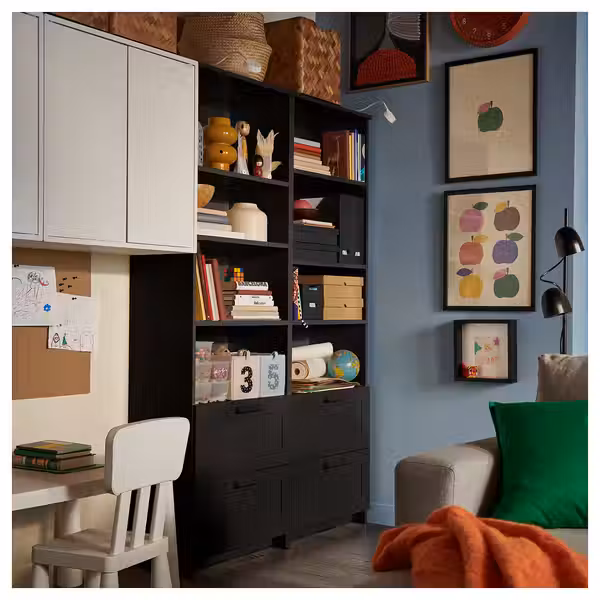 FISKBO Рама с постером - схема-чертеж с размерами