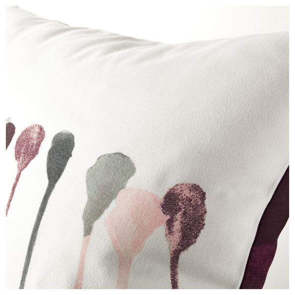 Чехол на подушку СКУГСНЭВА, бежевый, розовый (50x50 см) - фото 3