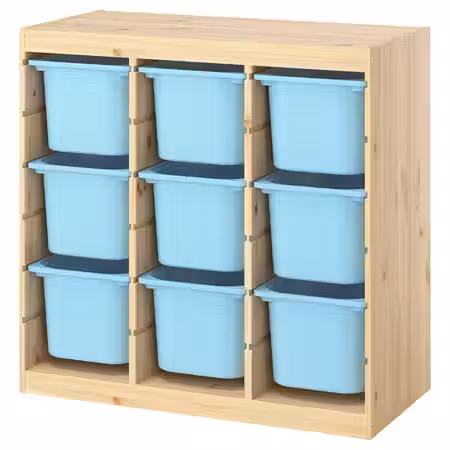 TROFAST Комбинация д/хранения+контейнеры